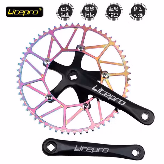 Guarnitura CNC compatta per bici pieghevole personalizzata in alluminio